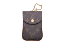 Load image into Gallery viewer, LOUIS VUITTON ルイヴィトン アクセサリーポーチ エテュイ・テレフォンヌMM モノグラム M66546 ゴールド金具 美品 中古 57550