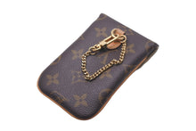 Load image into Gallery viewer, LOUIS VUITTON ルイヴィトン アクセサリーポーチ エテュイ・テレフォンヌMM モノグラム M66546 ゴールド金具 美品 中古 57550