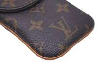 Load image into Gallery viewer, LOUIS VUITTON ルイヴィトン アクセサリーポーチ エテュイ・テレフォンヌMM モノグラム M66546 ゴールド金具 美品 中古 57550
