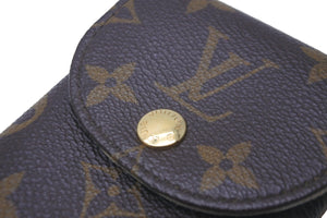 LOUIS VUITTON ルイヴィトン アクセサリーポーチ エテュイ・テレフォンヌMM モノグラム M66546 ゴールド金具 美品 中古 57550