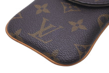Load image into Gallery viewer, LOUIS VUITTON ルイヴィトン アクセサリーポーチ エテュイ・テレフォンヌMM モノグラム M66546 ゴールド金具 美品 中古 57550