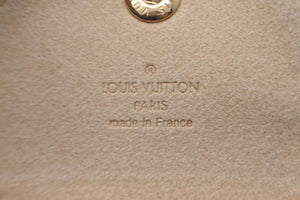 LOUIS VUITTON ルイヴィトン アクセサリーポーチ エテュイ・テレフォンヌMM モノグラム M66546 ゴールド金具 美品 中古 57550