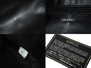 CHANEL シャネル ポーチ 化粧ポーチ キャビアスキン ココマーク