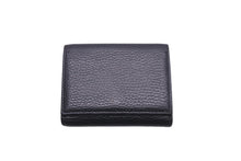 Load image into Gallery viewer, GUCCI グッチ 三つ折り財布 ウォレット 474746 CAO0G 5729 GGマーモント ダブルGロゴ レザー ブラック ゴールド 美品 中古 57552