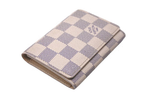LOUIS VUITTON ルイヴィトン ダミエアズール アンヴェロップ カルト ドゥ ヴィジット 名刺入れ N61746 美品 中古 57554