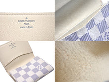 Load image into Gallery viewer, LOUIS VUITTON ルイヴィトン ダミエアズール アンヴェロップ カルト ドゥ ヴィジット 名刺入れ N61746 美品 中古 57554