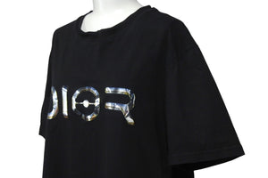 Dior ディオール 19AW 空山基 コラボ ロゴ 半袖Ｔシャツ ブラック 933J640A0533 トップス シルバー サイズL 美品 中古 57555