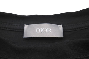 Dior ディオール 19AW 空山基 コラボ ロゴ 半袖Ｔシャツ ブラック 933J640A0533 トップス シルバー サイズL 美品 中古 57555