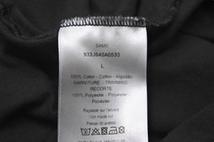 Dior ディオール 19AW 空山基 コラボ ロゴ 半袖Ｔシャツ ブラック 933J640A0533 トップス シルバー サイズL 美品 中古 57555