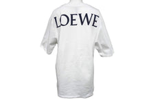 Load image into Gallery viewer, LOEWE ロエベ 半袖Ｔシャツ 18SS スカルパッチ バックロゴ ホワイト コットン サイズM 中古 57559