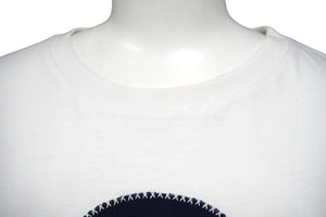 LOEWE ロエベ 半袖Ｔシャツ 18SS スカルパッチ バックロゴ ホワイト コットン サイズM 中古 57559