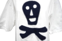 Load image into Gallery viewer, LOEWE ロエベ 半袖Ｔシャツ 18SS スカルパッチ バックロゴ ホワイト コットン サイズM 中古 57559
