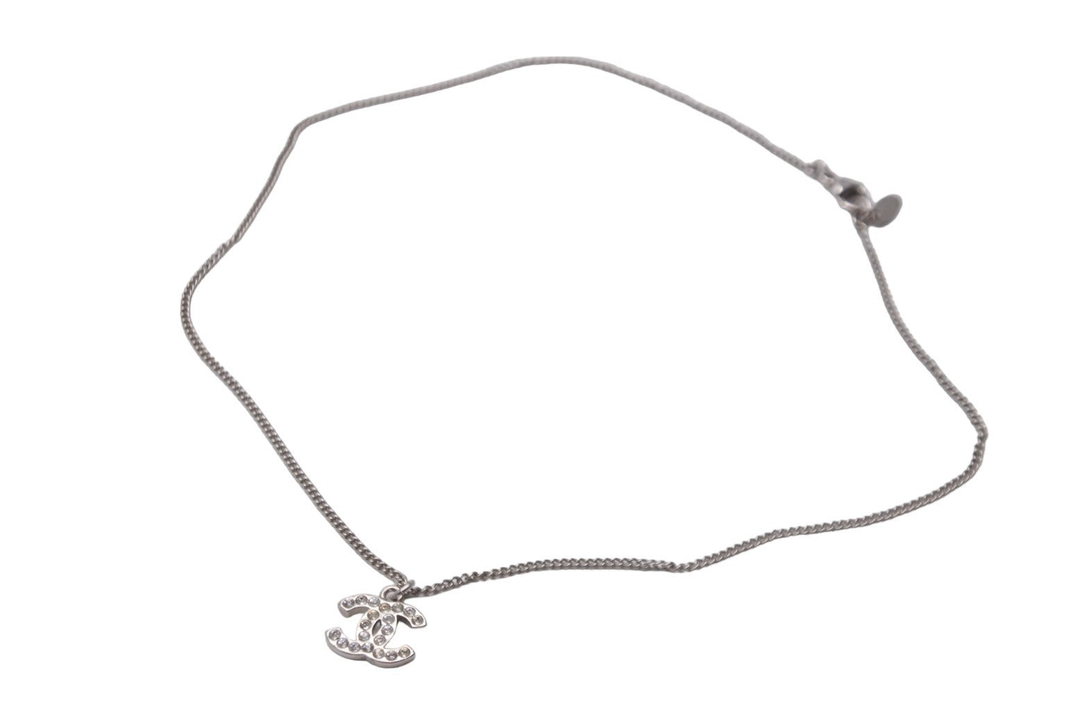 美品】CHANEL ココマーク ネックレス 10V ラインストーン