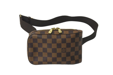 LOUIS VUITTON ルイヴィトン ショルダーバッグ ジェロニモス ダミエキャンバス エベヌ N51994 ゴールド金具 美品 中古 57568