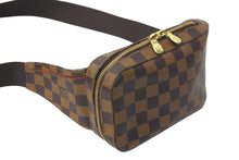 Load image into Gallery viewer, LOUIS VUITTON ルイヴィトン ショルダーバッグ ジェロニモス ダミエキャンバス エベヌ N51994 ゴールド金具 美品 中古 57568