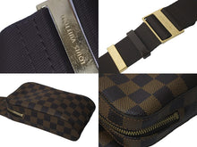 Load image into Gallery viewer, LOUIS VUITTON ルイヴィトン ショルダーバッグ ジェロニモス ダミエキャンバス エベヌ N51994 ゴールド金具 美品 中古 57568