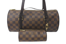 Load image into Gallery viewer, 極美品 LOUIS VUITTON ルイヴィトン ハンドバッグ パピヨン30 ダミエキャンバス N51303 ブラウン ゴールド金具 中古 57569