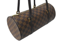 Load image into Gallery viewer, 極美品 LOUIS VUITTON ルイヴィトン ハンドバッグ パピヨン30 ダミエキャンバス N51303 ブラウン ゴールド金具 中古 57569