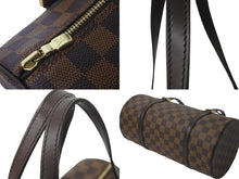 Load image into Gallery viewer, 極美品 LOUIS VUITTON ルイヴィトン ハンドバッグ パピヨン30 ダミエキャンバス N51303 ブラウン ゴールド金具 中古 57569