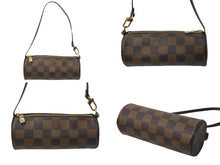 Load image into Gallery viewer, 極美品 LOUIS VUITTON ルイヴィトン ハンドバッグ パピヨン30 ダミエキャンバス N51303 ブラウン ゴールド金具 中古 57569