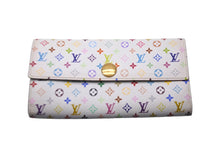 Load image into Gallery viewer, LOUIS VUITTON ルイヴィトン 長財布 ポルトフォイユ サラ 村上隆 モノグラム M93746 マルチカラー 美品 中古 57578