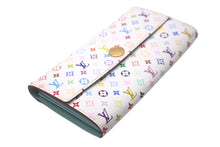 Load image into Gallery viewer, LOUIS VUITTON ルイヴィトン 長財布 ポルトフォイユ サラ 村上隆 モノグラム M93746 マルチカラー 美品 中古 57578
