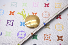 Load image into Gallery viewer, LOUIS VUITTON ルイヴィトン 長財布 ポルトフォイユ サラ 村上隆 モノグラム M93746 マルチカラー 美品 中古 57578