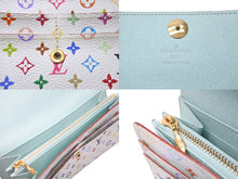 Load image into Gallery viewer, LOUIS VUITTON ルイヴィトン 長財布 ポルトフォイユ サラ 村上隆 モノグラム M93746 マルチカラー 美品 中古 57578