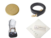 Load image into Gallery viewer, GUCCI グッチ バンブー 2WAY ショルダーバッグ 000 1227 0688 ブラック レザー ゴールド金具 ワンショルダー 美品 中古 57590