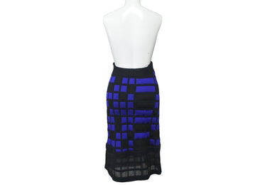 CHANEL シャネル スカート ワンピース ブロックチューブ ブラック ネイビー サイズ34 美品 中古 57606