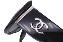 Load image into Gallery viewer, CHANEL シャネル サングラス アイウェア ココマーク ボストン型 63□19 125 プラスチック ブラック シルバー金具 美品 中古 57609