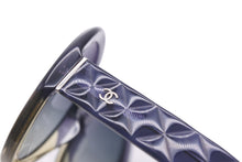 Load image into Gallery viewer, CHANEL シャネル サングラス アイウェア ココマーク 56□20 135 プラスチック ブラック イエロー シルバー金具 美品 中古 57610