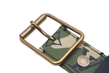 Load image into Gallery viewer, 新品同様 LOUIS VUITTON ルイヴィトン ベルト サンチュール モノグラモフラージュ 村上隆 サイズ90 M9646U ゴールド金具 中古 57613