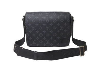LOUIS VUITTON ルイヴィトン ショルダーバッグ M44000 モノグラムエクリプスキャンバス ブラック シルバー金具 美品 中古 57620