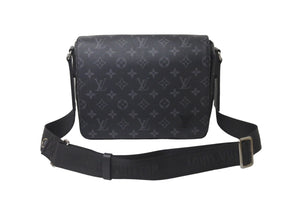 LOUIS VUITTON ルイヴィトン ショルダーバッグ M44000 モノグラムエクリプスキャンバス ブラック シルバー金具 美品 中古 57620