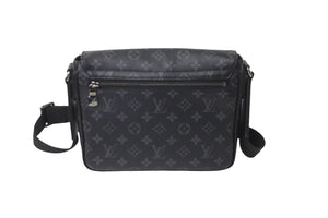 LOUIS VUITTON ルイヴィトン ショルダーバッグ M44000 モノグラムエクリプスキャンバス ブラック シルバー金具 美品 中古 57620