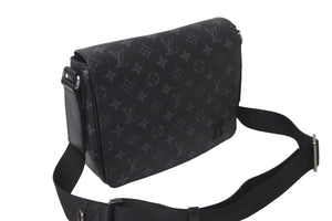 LOUIS VUITTON ルイヴィトン ショルダーバッグ M44000 モノグラムエクリプスキャンバス ブラック シルバー金具 美品 中古 57620