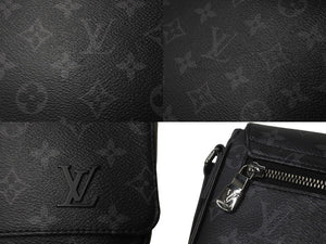 LOUIS VUITTON ルイヴィトン ショルダーバッグ M44000 モノグラムエクリプスキャンバス ブラック シルバー金具 美品 中古 57620