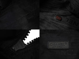 CHANEL シャネル ボストンバッグ スポーツライン 8番台 ココマーク ブラック ナイロン ブラック金具 美品 中古 57629