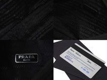画像をギャラリービューアに読み込む, 極美品 PRADA プラダショルダーバッグ ホーボー RE-EDITION 1NE515 ナイロン ブラック シルバー金具 中古 57631 