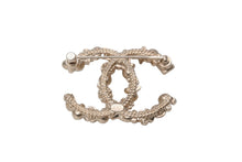 Load image into Gallery viewer, 極美品 CHANEL シャネル ブローチ ココマーク No.5 ストーン パール 星 クローバー A21V刻印 フランス製 GP ゴールド 中古 57633
