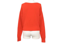 Load image into Gallery viewer, 極美品 CHANEL シャネル ニット セーター カシミヤ パール ラインストーン レッド P70834K10086 サイズ38 中古 57640