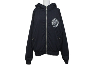 CHROME HEARTS クロムハーツ その他アウター フードジャケット リバーシブル ダガー クロス シルバー925 美品 中古 57654