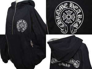 CHROME HEARTS クロムハーツ その他アウター フードジャケット リバーシブル ダガー クロス シルバー925 美品 中古 57654