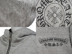 CHROME HEARTS クロムハーツ その他アウター フードジャケット リバーシブル ダガー クロス シルバー925 美品 中古 57654