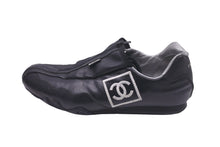 Load image into Gallery viewer, CHANEL シャネル スニーカー スポーツライン ココマーク ブラック サイズ37 レディース 良品 中古 57663