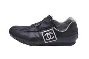 CHANEL シャネル スニーカー スポーツライン ココマーク ブラック サイズ37 レディース 良品 中古 57663