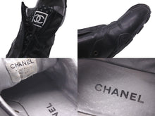 Load image into Gallery viewer, CHANEL シャネル スニーカー スポーツライン ココマーク ブラック サイズ37 レディース 良品 中古 57663