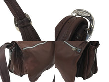 Load image into Gallery viewer, CHROME HEARTS クロムハーツ ショルダーバッグ ガンスリンガーバックル ボルドー レザー シルバー925 良品 中古 57669