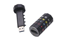 Load image into Gallery viewer, 極美品 Christian Dior クリスチャンディオール USBメモリ パスワードロック機能搭載 ブラック マルチカラー 中古 57673